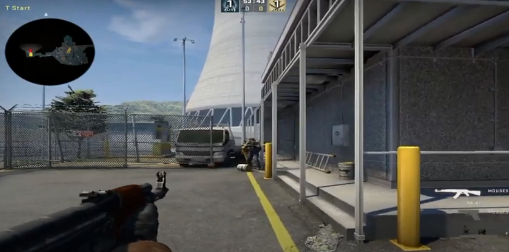 CS:GO: Nuke gameplay