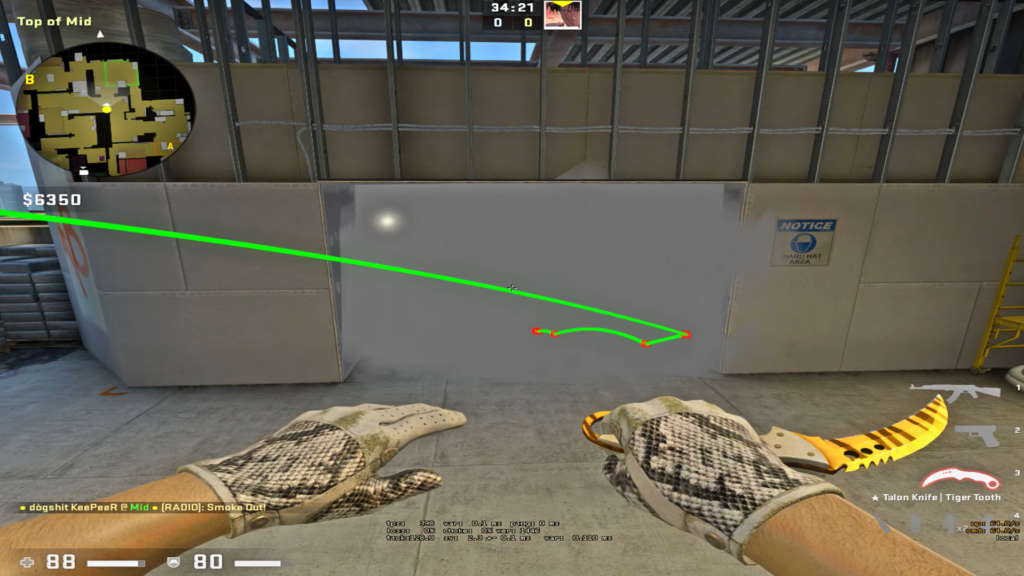 mid left side smoke